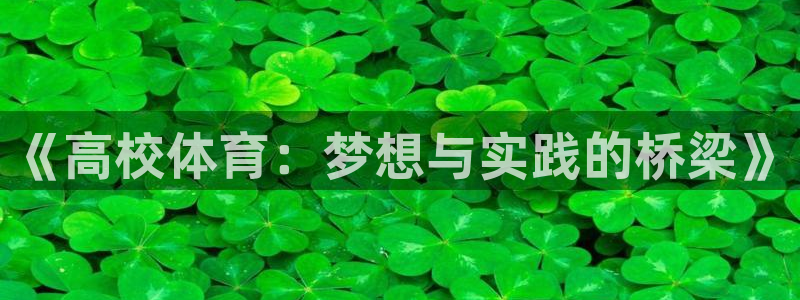 u球体育直播app下载官网：《高校体育：